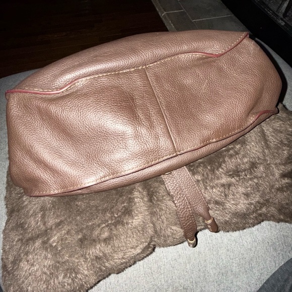 Large Chloé Marcie Top Handle Hobo Style Leather Bag - Picture 9 of 15